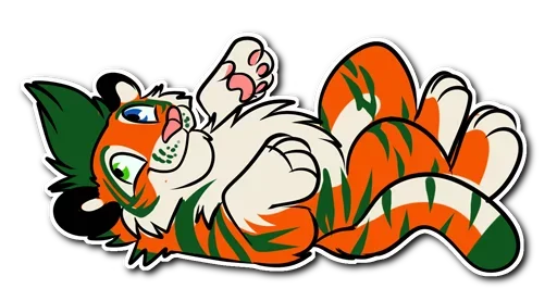 Стикер KissaTiger - 1