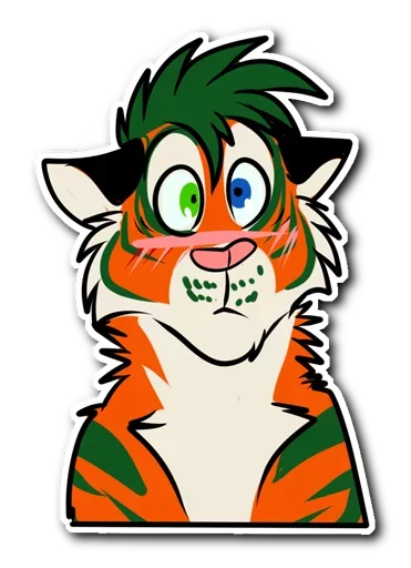 Sticker KissaTiger - 1