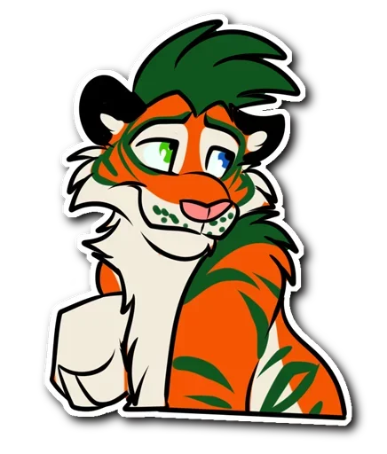 Стикер KissaTiger - 1
