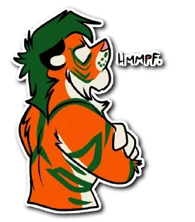 Sticker Kiss a Tiger @stickersb2b - 11