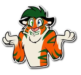 Sticker Kiss a Tiger @stickersb2b - 7