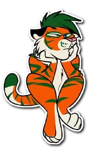 Sticker Kiss a Tiger @stickersb2b - 6