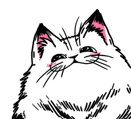 эскиз рисование млекопитающее