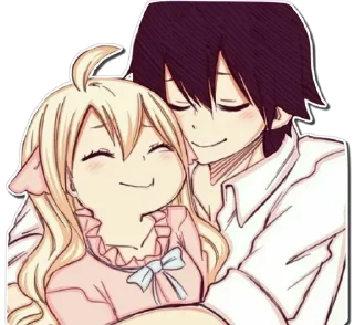 Sticker Anime kiss 💋 @medovoe - 9