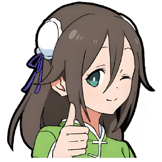 Sticker Китайская-тян @nyasticks - 0