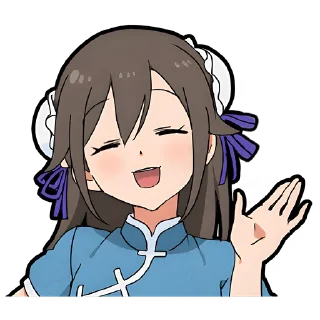 Sticker Китайская-тян @nyasticks - 6