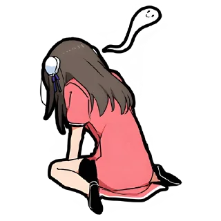 Sticker Китайская-тян @nyasticks - 9