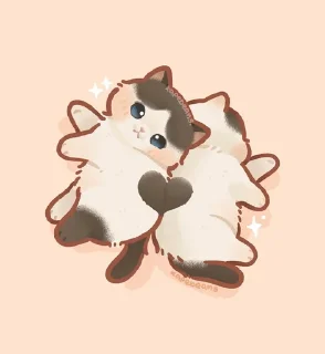 Sticker Котятки из группы кить - 0