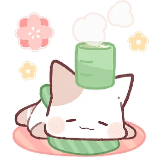 Sticker Котёнок Неккоро 2 @Nyasticks - 4