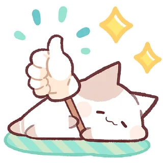 Sticker Котёнок Неккоро 2 @Nyasticks - 9