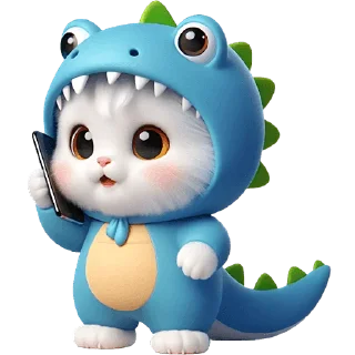 Sticker Динозаврики @Nyasticks - 11