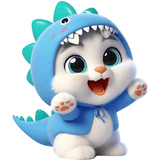 Sticker Динозаврики @Nyasticks - 8