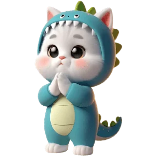 Sticker Динозаврики @Nyasticks - 6