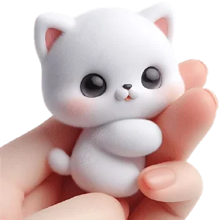 Sticker Пушистые ангелы @Nyasticks - 10