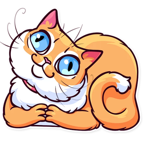 кошка клипарт мультфильм