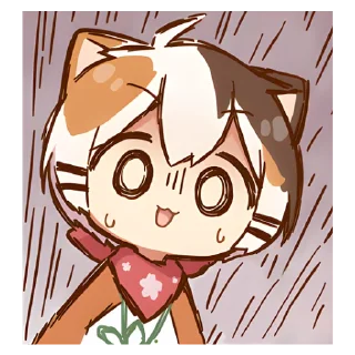 Стикер Котёнок Такамару @Nyasticks - 7