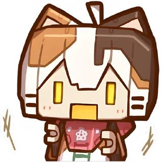 Стикер Котёнок Такамару @Nyasticks - 6