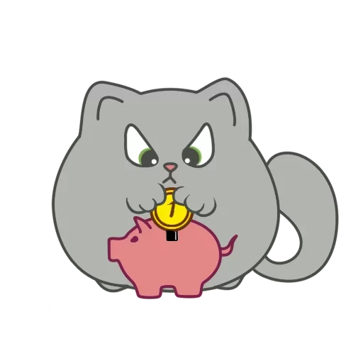 cat clipart animated cartoon