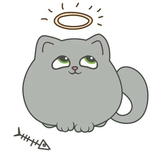 cat clipart cartoon