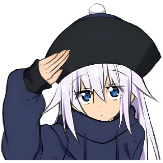 Стикер Китаянка @nyasticks - 7