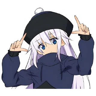 Стикер Китаянка @nyasticks - 3