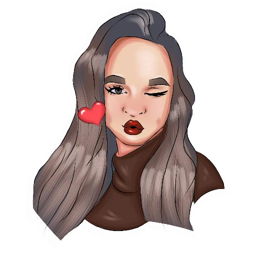 sketch human face illustration