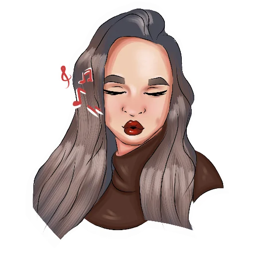 sketch human face illustration