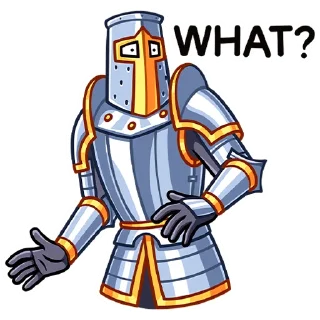 Стикер Рыцарь Akt - 6