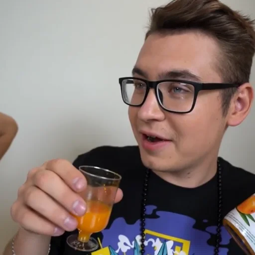 person human face drink