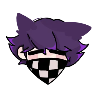 Стикер Kokichiiiii!!! (ібанутий автор: @FranBow0) - 1