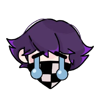 Стикер Kokichiiiii!!! (ібанутий автор: @FranBow0) - 4