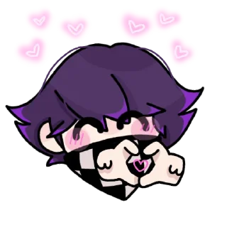 Стикер Kokichiiiii!!! (ібанутий автор: @FranBow0) - 9