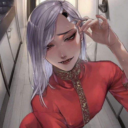 human face clothing anime