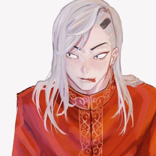 anime human face illustration