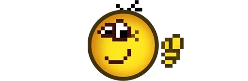 yellow cartoon symbol