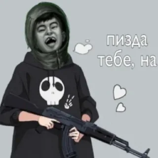 Стикер Зайчик MEMES - 10