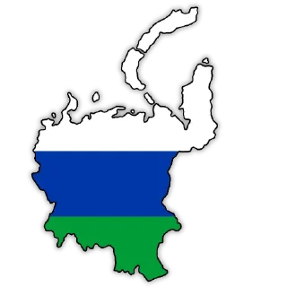 Sticker Komi Republic - 3