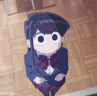 Sticker Komi San | @Anime_Gifs_Stickers - 1
