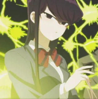 Sticker Komi san @walpaperAnimeee - 2