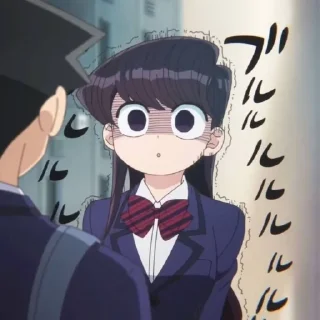 Sticker Komi san @walpaperAnimeee - 11