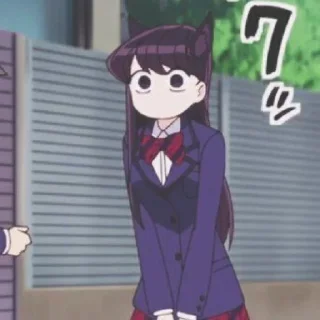 Sticker Komi san @walpaperAnimeee - 8