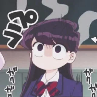 Sticker Komi san @walpaperAnimeee - 3