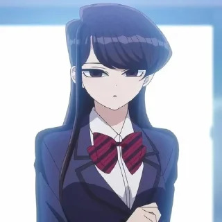 Sticker Komi san @walpaperAnimeee - 1