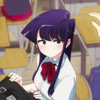 Sticker Komi san @walpaperAnimeee - 5