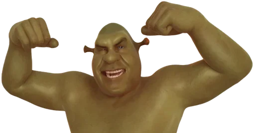 muscle human face cartoon