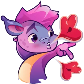 Sticker Дракончик Конти - 3