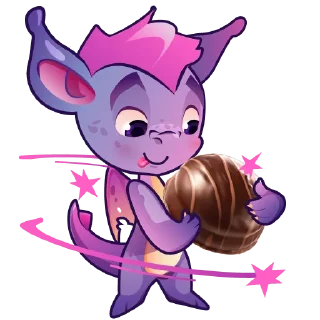 Sticker Дракончик Конти - 5