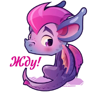Sticker Дракончик Конти - 6