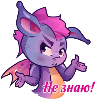 Sticker Дракончик Конти - 1