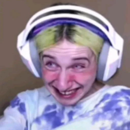 human face headphones person